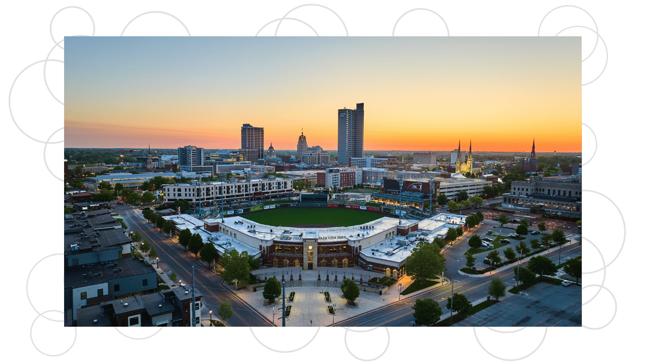 Ben Merchant, the fix physical therapy and fitness, Fort Wayne, Indiana city skyline 2